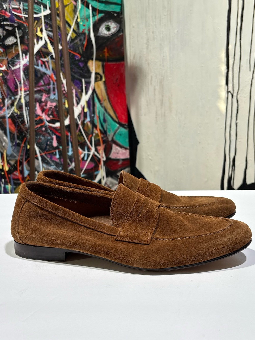 Jack Erwin Edward’s 12.5 penny loafer chocolate